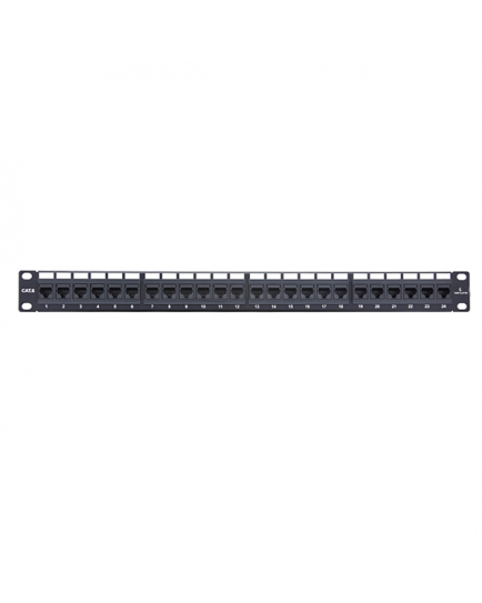 CAT6 24PORT PATCH PANEL LOADED CAT6 24PORT PATCH PANEL LOADED