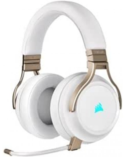 Corsair VIRTUOSO RGB WIRELESS High-Fidelity Gaming Headset, Pearl, Medium, Wired | CA-9011224-EU Corsair VIRTUOSO RGB WIRELESS High-Fidelity Gaming Headset, Pearl, Medium, Wired | CA-9011224-EU
