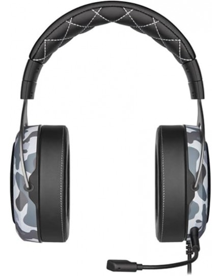 Corsair Hs60 Haptic Stereo Gaming Headset With Bass (Haptic Powered By Taction Technology, Plush Memory Foam Ear Cups, Custom-Tuned 50Mm Neodymium Audio, Detachable Microphone) Camo | CA-9011225-EU Corsair Hs60 Haptic Stereo Gaming Headset With Bass (Haptic Powered By Taction Technology, Plush Memory Foam Ear Cups, Custom-Tuned 50Mm Neodymium Audio, Detachable Microphone) Camo | CA-9011225-EU