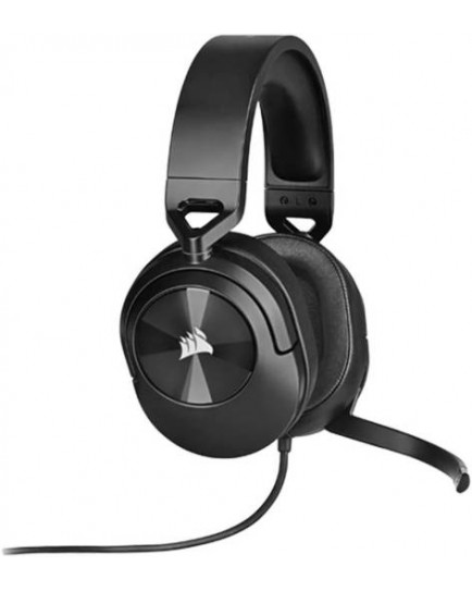 Corsair HS55 Stereo Wired Gaming Headset, 20Hz - 20 kHz Frequency Response, 114dB Sensitivity, 50mm Drivers, 1.8m Cable Length, For PC / Mac / PS4 & 5 / Xbox One Series, Carbon | CA-9011260-NA Corsair HS55 Stereo Wired Gaming Headset, 20Hz - 20 kHz Frequency Response, 114dB Sensitivity, 50mm Drivers, 1.8m Cable Length, For PC / Mac / PS4 & 5 / Xbox One Series, Carbon | CA-9011260-NA