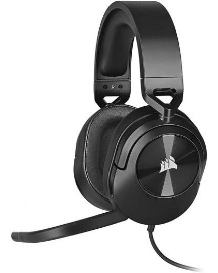 Corsair HS55 Surround Wired Gaming Headset, Dolby Audio 7.1, 20Hz - 20 kHz Frequency Response, 50mm Drivers, 1.8m Cable Length, For PC / Mac / PS4 & 5 / Xbox One Series, Carbon | CA-9011265-NA Corsair HS55 Surround Wired Gaming Headset, Dolby Audio 7.1, 20Hz - 20 kHz Frequency Response, 50mm Drivers, 1.8m Cable Length, For PC / Mac / PS4 & 5 / Xbox One Series, Carbon | CA-9011265-NA