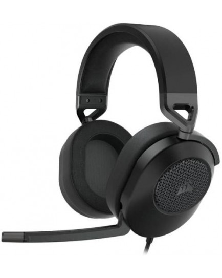 Corsair HS65 Surround Wired Gaming Headset, Dolby Audio 7.1, 20Hz - 20 kHz Frequency Response, 1.8m Cable Length, Omni Directional, 50mm Drivers, For PC / Mac / PS4/5, Xbox One, Black | CA-9011270-NA Corsair HS65 Surround Wired Gaming Headset, Dolby Audio 7.1, 20Hz - 20 kHz Frequency Response, 1.8m Cable Length, Omni Directional, 50mm Drivers, For PC / Mac / PS4/5, Xbox One, Black | CA-9011270-NA