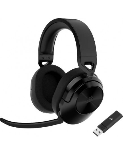 Corsair HS55 Wireless Multiplatform Gaming Headset, 50mm Neodymium Drivers, Bluetooth / 2.5 GHz, 7.1 Surround Sound, Up to 24H Battery, PC, PS5, PS4, Nintendo Switch, Mobile, Carbon | CA-9011280-EU Corsair HS55 Wireless Multiplatform Gaming Headset, 50mm Neodymium Drivers, Bluetooth / 2.5 GHz, 7.1 Surround Sound, Up to 24H Battery, PC, PS5, PS4, Nintendo Switch, Mobile, Carbon | CA-9011280-EU