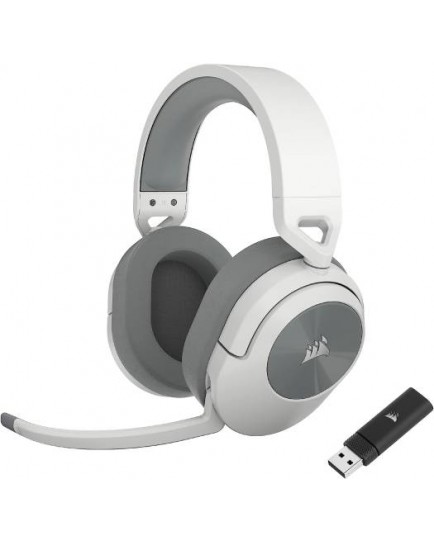 Corsair HS55 Wireless Multiplatform Gaming Headset, 50mm Neodymium Drivers, Bluetooth / 2.5 GHz, 7.1 Surround Sound, Up to 24H Battery, PC, PS5, PS4, Nintendo Switch, Mobile, White | CA-9011281-EU Corsair HS55 Wireless Multiplatform Gaming Headset, 50mm Neodymium Drivers, Bluetooth / 2.5 GHz, 7.1 Surround Sound, Up to 24H Battery, PC, PS5, PS4, Nintendo Switch, Mobile, White | CA-9011281-EU