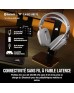 CORSAIR HS80 MAX WIRELESS Multiplatform Gaming Headset with Bluetooth – Dolby Atmos – Omni-Directional Microphone – iCUE Compatible – PC, Mac, PS5, PS4, Nintendo Switch, Mobile – White | CA-9011296-EU CORSAIR HS80 MAX WIRELESS Multiplatform Gaming Headset with Bluetooth – Dolby Atmos – Omni-Directional Microphone – iCUE Compatible – PC, Mac, PS5, PS4, Nintendo Switch, Mobile – White | CA-9011296-EU