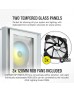 Corsair icue 4000x rgb tempered glass mid-tower atx case, white | CC-9011205-WW Corsair icue 4000x rgb tempered glass mid-tower atx case, white | CC-9011205-WW