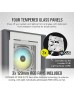 Corsair Icue 5000X Cc-9011213-Ww Rgb Tempered Glass Mid-Tower Atx Pc Smart Case — White | CC-9011213-WW Corsair Icue 5000X Cc-9011213-Ww Rgb Tempered Glass Mid-Tower Atx Pc Smart Case — White | CC-9011213-WW