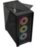Corsair iCUE 4000D RGB Airflow Mid-Tower Case - 3X AF120 RGB Elite Fans - iCUE Lighting Node PRO Controller - High-Airflow Design - CORSAIR RapidRoute Cable Management System - Black | CC-9011240-WW Corsair iCUE 4000D RGB Airflow Mid-Tower Case - 3X AF120 RGB Elite Fans - iCUE Lighting Node PRO Controller - High-Airflow Design - CORSAIR RapidRoute Cable Management System - Black | CC-9011240-WW