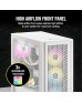Corsair iCUE 4000D RGB AIRFLOW Mid-Tower Case - 3x AF120 RGB ELITE Fans - iCUE Lighting Node PRO Controller - High-Airflow Design - CORSAIR RapidRoute Cable Management System - True White | CC-9011241-WW Corsair iCUE 4000D RGB AIRFLOW Mid-Tower Case - 3x AF120 RGB ELITE Fans - iCUE Lighting Node PRO Controller - High-Airflow Design - CORSAIR RapidRoute Cable Management System - True White | CC-9011241-WW