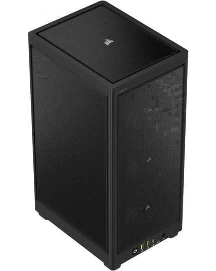 CORSAIR 2000D Airflow Mini-ITX PC Case - Black - Mini-ITX Form-Factor - Steel Mesh Panels - Three-Slot GPU Support | CC-9011244-WW CORSAIR 2000D Airflow Mini-ITX PC Case - Black - Mini-ITX Form-Factor - Steel Mesh Panels - Three-Slot GPU Support | CC-9011244-WW