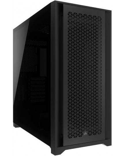 CORSAIR 5000D CORE AIRFLOW Mid Tower ATX PC Case – No Fans Included – Tempered Glass Side Panel – High-Airflow Design – Spacious Interior For Multiple 360mm Radiators – Black | CC-9011261-WW CORSAIR 5000D CORE AIRFLOW Mid Tower ATX PC Case – No Fans Included – Tempered Glass Side Panel – High-Airflow Design – Spacious Interior For Multiple 360mm Radiators – Black | CC-9011261-WW