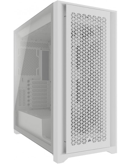 CORSAIR 5000D CORE AIRFLOW Mid Tower ATX PC Case – No Fans Included – Tempered Glass Side Panel – High-Airflow Design – Spacious Interior For Multiple 360mm Radiators – White | CC-9011262-WW CORSAIR 5000D CORE AIRFLOW Mid Tower ATX PC Case – No Fans Included – Tempered Glass Side Panel – High-Airflow Design – Spacious Interior For Multiple 360mm Radiators – White | CC-9011262-WW