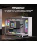 CORSAIR 2500X Small-Tower mATX Dual Chamber PC Case – Panoramic Tempered Glass – Reverse Connection Motherboard Compatible – No Fans Included – White | CC-9011266-WW CORSAIR 2500X Small-Tower mATX Dual Chamber PC Case – Panoramic Tempered Glass – Reverse Connection Motherboard Compatible – No Fans Included – White | CC-9011266-WW