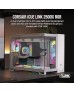 CORSAIR iCUE LINK 2500X RGB Small-Tower mATX Dual Chamber PC Case – Panoramic Tempered Glass – Reverse Connection Motherboard Compatible – 2x CORSAIR RX120 RGB Fans Included – White|CC-9011268-WW CORSAIR iCUE LINK 2500X RGB Small-Tower mATX Dual Chamber PC Case – Panoramic Tempered Glass – Reverse Connection Motherboard Compatible – 2x CORSAIR RX120 RGB Fans Included – White|CC-9011268-WW