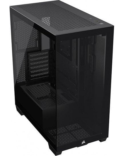 CORSAIR 3500X Mid-Tower ATX PC Case – Panoramic Tempered Glass – Reverse Connection Motherboard Compatible – No Fans Included – Black | CC-9011276-WW CORSAIR 3500X Mid-Tower ATX PC Case – Panoramic Tempered Glass – Reverse Connection Motherboard Compatible – No Fans Included – Black | CC-9011276-WW