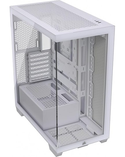 CORSAIR 3500X Mid-Tower ATX PC Case – Panoramic Tempered Glass – Reverse Connection Motherboard Compatible – No Fans Included – White | CC-9011277-WW CORSAIR 3500X Mid-Tower ATX PC Case – Panoramic Tempered Glass – Reverse Connection Motherboard Compatible – No Fans Included – White | CC-9011277-WW