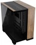 Corsair 6500X Mid-Tower Dual Chamber PC Case, Panoramic Tempered Glass, Support Up to 10x 120mm Fans, Up to 360mm Radiator, Reverse Connection Motherboard Compatible, Black/Walnut Wood | CC-9011282-WW Corsair 6500X Mid-Tower Dual Chamber PC Case, Panoramic Tempered Glass, Support Up to 10x 120mm Fans, Up to 360mm Radiator, Reverse Connection Motherboard Compatible, Black/Walnut Wood | CC-9011282-WW