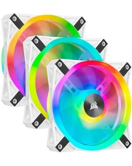 CORSAIR QL120 RGB White Triple | CO-9050104-WW CORSAIR QL120 RGB White Triple | CO-9050104-WW