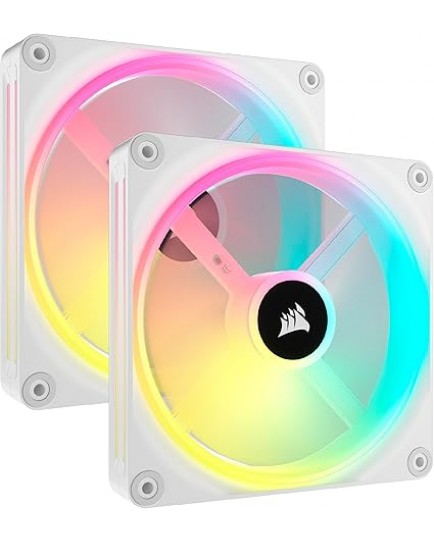 CORSAIR QX RGB Series, iCUE LINK QX140 RGB WHITE, 140mm Magnetic Dome RGB Fan | CO-9051008-WW CORSAIR QX RGB Series, iCUE LINK QX140 RGB WHITE, 140mm Magnetic Dome RGB Fan | CO-9051008-WW