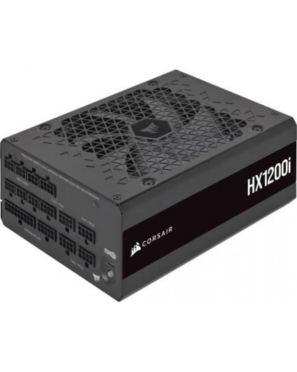 Corsair HX1200i Fully Modular ATX Power Supply, 1200W Power, 80 PLUS Platinum Efficiency, 140mm Fan, FDB Technology, Japanese Electrolytic Capacitors, Zero RPM mode, Black | CP-9020281-UK Corsair HX1200i Fully Modular ATX Power Supply, 1200W Power, 80 PLUS Platinum Efficiency, 140mm Fan, FDB Technology, Japanese Electrolytic Capacitors, Zero RPM mode, Black | CP-9020281-UK