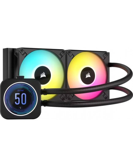 CORSAIR iCUE H100i ELITE LCD XT Liquid CPU Cooler | CW-9060074-WW CORSAIR iCUE H100i ELITE LCD XT Liquid CPU Cooler | CW-9060074-WW