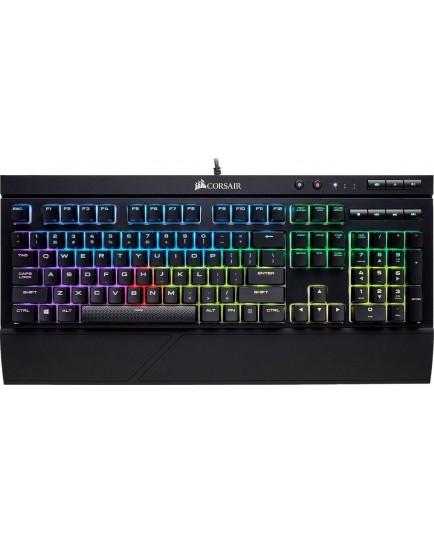 CORSAIR K68 RGB Mechanical Gaming Keyboard, Backlit RGB LED, Cherry MX Red Switch, Dust and Spill Resistant, Full Key (NKRO) with 100% Anti-Ghosting, Black | CH-9102010-NA CORSAIR K68 RGB Mechanical Gaming Keyboard, Backlit RGB LED, Cherry MX Red Switch, Dust and Spill Resistant, Full Key (NKRO) with 100% Anti-Ghosting, Black | CH-9102010-NA