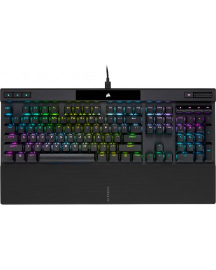 Corsair K70 Pro RGB Optical-Mechanical Keyboard, Linear OPX Switches, Doubleshot PBT, OPX Technology, Corsair AXON Hyper-Polling Processor, Detachable Type-C, ENG US Layout, Black | CH-910941A-NA Corsair K70 Pro RGB Optical-Mechanical Keyboard, Linear OPX Switches, Doubleshot PBT, OPX Technology, Corsair AXON Hyper-Polling Processor, Detachable Type-C, ENG US Layout, Black | CH-910941A-NA