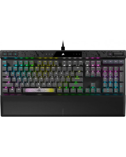 Corsair K70 Max RGB Full-Size Mechanical Keyboard, Corsair MGX Switches, Magnetic Wrist Rest, Double-Shot PBT, Full Key (NKRO), 100% Anti-Ghosting, Wired Connectivity, Black | CH-910961G-NA Corsair K70 Max RGB Full-Size Mechanical Keyboard, Corsair MGX Switches, Magnetic Wrist Rest, Double-Shot PBT, Full Key (NKRO), 100% Anti-Ghosting, Wired Connectivity, Black | CH-910961G-NA