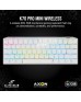 Corsair K70 RGB Pro Mini Wireless Mechanical Gaming Keyboard, Swappable Cherry MX Switches, PBT Double Shot Keycaps, For PC / Mac / Mobile / Playstation, English Layout, White | CH-9189110-NA Corsair K70 RGB Pro Mini Wireless Mechanical Gaming Keyboard, Swappable Cherry MX Switches, PBT Double Shot Keycaps, For PC / Mac / Mobile / Playstation, English Layout, White | CH-9189110-NA