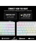 Corsair K70 RGB Pro Mini Wireless Mechanical Gaming Keyboard, Swappable Cherry MX Switches, PBT Double Shot Keycaps, For PC / Mac / Mobile / Playstation, English Layout, White | CH-9189110-NA Corsair K70 RGB Pro Mini Wireless Mechanical Gaming Keyboard, Swappable Cherry MX Switches, PBT Double Shot Keycaps, For PC / Mac / Mobile / Playstation, English Layout, White | CH-9189110-NA