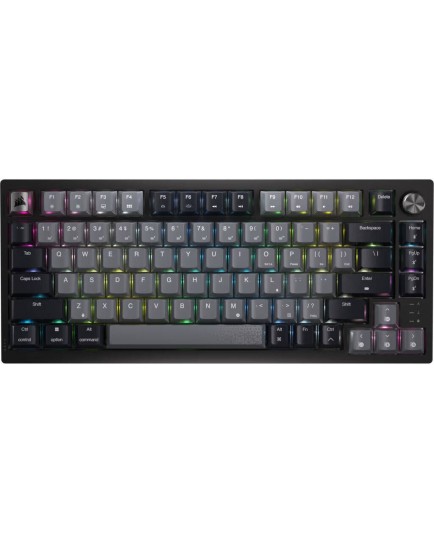 Corsair K65 Plus Wireless 75% Mechanical Gaming Keyboard, Corsair NLX Red Key Switches, Hot-Swappable, Full Key (NKRO), 100% Anti-Ghosting, English Layout, Detachable Type-C, Black | CH-91D401L-NA Corsair K65 Plus Wireless 75% Mechanical Gaming Keyboard, Corsair NLX Red Key Switches, Hot-Swappable, Full Key (NKRO), 100% Anti-Ghosting, English Layout, Detachable Type-C, Black | CH-91D401L-NA