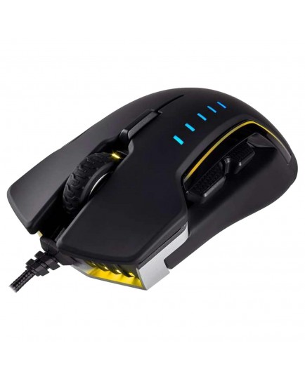 Corsair CH-9302011-NA GLAIVE RGB Gaming Mouse, Backlit LED, 16000 DPI, Optical, Black Corsair CH-9302011-NA GLAIVE RGB Gaming Mouse, Backlit LED, 16000 DPI, Optical, Black