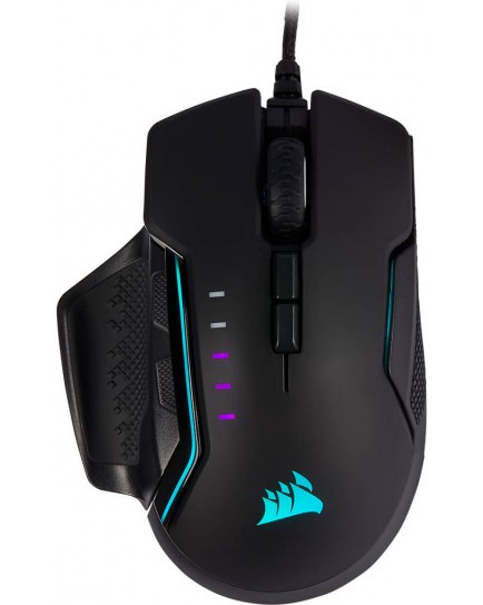 Corsair GLAIVE RGB PRO Wired Gaming Mouse, Aluminum | CH-9302311-NA Corsair GLAIVE RGB PRO Wired Gaming Mouse, Aluminum | CH-9302311-NA