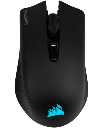 Corsair HARPOON RGB Wireless Gaming Mouse, PMW3325 Sensor, 10000 DPI, Slipstream Wireless Technology, Omron Button Type, 1.8m Tangle Free Rubber, Black | CH-9311011-NA Corsair HARPOON RGB Wireless Gaming Mouse, PMW3325 Sensor, 10000 DPI, Slipstream Wireless Technology, Omron Button Type, 1.8m Tangle Free Rubber, Black | CH-9311011-NA