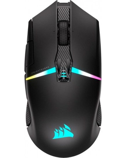 CORSAIR NIGHTSABRE WIRELESS RGB FPS/MOBA Gaming Mouse – 26,000 DPI – 11 Programmable Buttons – Up to 100hrs Battery – iCUE Compatible – PC, PS5, PS4, Xbox – Black | CH-931B011-EU CORSAIR NIGHTSABRE WIRELESS RGB FPS/MOBA Gaming Mouse – 26,000 DPI – 11 Programmable Buttons – Up to 100hrs Battery – iCUE Compatible – PC, PS5, PS4, Xbox – Black | CH-931B011-EU