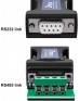 DTECH Port-Powered RS232 to RS485 Converter Adapter for Industrial Long Haul Serial Communication Supports 600W Anti-surge and 15KV Static Protection