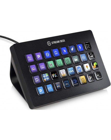 Corsair Elgato Stream Deck XL - Advanced Stream Control with 32 customizable LCD keys, for Windows 10 and macOS 10.13 or later - Black | 10GAT9901 Corsair Elgato Stream Deck XL - Advanced Stream Control with 32 customizable LCD keys, for Windows 10 and macOS 10.13 or later - Black | 10GAT9901