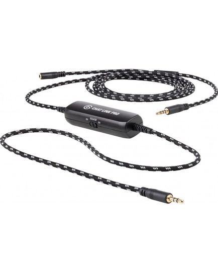 Elgato Chat Link Pro Adapter, For PS5 / PS4 / Nintendo Switch, 3.5mm Female - Male Connector, Black | 10GBC9901 Elgato Chat Link Pro Adapter, For PS5 / PS4 / Nintendo Switch, 3.5mm Female - Male Connector, Black | 10GBC9901