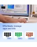 Elgato Stream Deck Neo, 8x Customizable LCD Keys, 2x Touch Points Sensors, USB-C 2.0 Braided Cable, 90cm Cable Length, Wide Application of Use, White | 10GBJ9901 Elgato Stream Deck Neo, 8x Customizable LCD Keys, 2x Touch Points Sensors, USB-C 2.0 Braided Cable, 90cm Cable Length, Wide Application of Use, White | 10GBJ9901