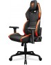 Cougar Hotrod Multi-zone Backrest Anchored Gaming Chair, Hyper-dura Leatherette, 3D Adjustable Armrest, Class 4 Gas Lift, 150º Reclining, 5-Star Steel Base, 2.4" Wheels, Orange-Black | 3MARXORB.0001 Cougar Hotrod Multi-zone Backrest Anchored Gaming Chair, Hyper-dura Leatherette, 3D Adjustable Armrest, Class 4 Gas Lift, 150º Reclining, 5-Star Steel Base, 2.4" Wheels, Orange-Black | 3MARXORB.0001