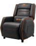 Cougar Ranger S Gaming Sofa, Side Storage Pocket, Breathable PVC Leather, Headrest Lumbar Pillow, Adjustable Design, Up to 160Kg Weight Capcity, Black/Orange | 3MRGSORB.0001 Cougar Ranger S Gaming Sofa, Side Storage Pocket, Breathable PVC Leather, Headrest Lumbar Pillow, Adjustable Design, Up to 160Kg Weight Capcity, Black/Orange | 3MRGSORB.0001