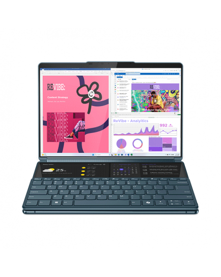 LENOVO Yoga Book 9 Intel Core ULTRA 7 155H Processor, 16GB RAM, 1TB SSD, 13.3" OLED Touch Display, Wndows 11 Home, 2 Year Warranty | 83FF000KAX LENOVO Yoga Book 9 Intel Core ULTRA 7 155H Processor, 16GB RAM, 1TB SSD, 13.3" OLED Touch Display, Wndows 11 Home, 2 Year Warranty | 83FF000KAX