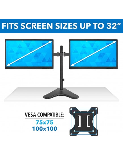 Dual Monitor Tabletop Level 91-LDT12T024N Dual Monitor Tabletop Level 91-LDT12T024N