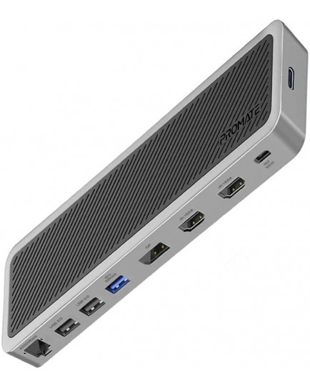 ApexHub-MST 12-in-1 USB -C Hub with 2xHDMI, Display Port, 3USB 3.0 Ports, USB 2.0 Port, RJ45, 100W PD, AUX, MST Support ApexHub-MST 12-in-1 USB -C Hub with 2xHDMI, Display Port, 3USB 3.0 Ports, USB 2.0 Port, RJ45, 100W PD, AUX, MST Support