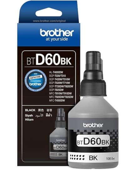 Brother INK BT D60 Black Brother INK BT D60 Black
