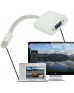 Mini Display Port DP to VGA Cable Adapter Converter Mini Display Port DP to VGA Cable Adapter Converter