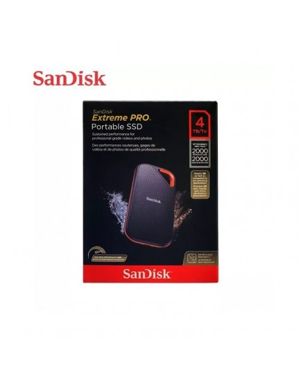 SanDisk Extreme PRO Portable SSD SDSSDE81-4TB-G25 SanDisk Extreme PRO Portable SSD SDSSDE81-4TB-G25