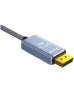 Type C to DP Cable 1.5MTR Dtech 8k Support TB-2917 Type C to DP Cable 1.5MTR Dtech 8k Support TB-2917