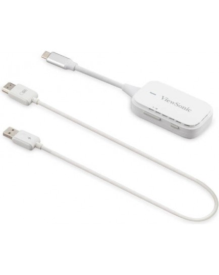 VIEWSONIC RX: HDMI Wireless Dongle, 802.11n, 1T1R, USB2.0, White TX: USB C Port, White | VIEWSONIC PJ-WPD-700 VIEWSONIC RX: HDMI Wireless Dongle, 802.11n, 1T1R, USB2.0, White TX: USB C Port, White | VIEWSONIC PJ-WPD-700