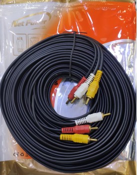 NETPOWER  3 RCA CABLE 20M